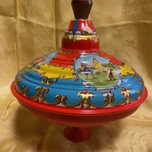 Trottola di latta Vintage