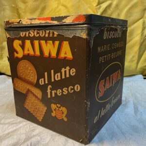 Scatola di latta Biscotti Saiwa