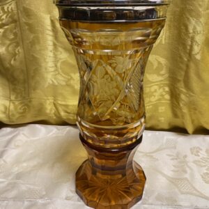 Grande Vaso Cristallo di Boemia