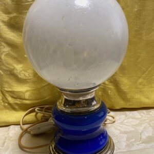 Lampada vetro di Murano e argento